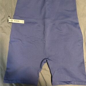 PINK Victoria's Secret Women's Blue Biker Shorts